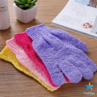 TookDee ถุงมืออาบน้ำ ถุงมือขัดผิวอาบน้ำ ขจัดเซลล์ผิวเก่า พร้อมส่ง Glove-style bath towel