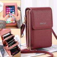 ✚♕ Handbags Women Bag Mobile Phone Bag Female Shoulder Bag Large Capacity Messenger Wallet Bag Multiple Intervals Card Bag