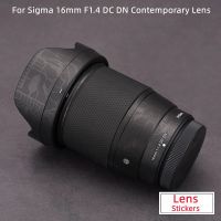 Camera Lens Stickers For Sigma 16mm F1.4 DC DN Contemporary (For Sony Mount ) Anti-Scratch Protective Film Body Protector Skin