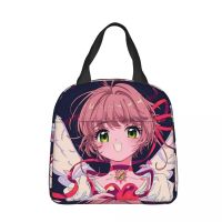 ﹍ Magical Heart Of Angel Lunch Bag box Comic Card Captor Sakura Children Aluminum Bag Foil Portable Lunchbox