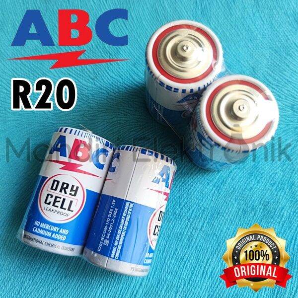 Baterai Abc Biru Besar Tipe R20 1 5v Baterai Besar Abc Tipe D Besar