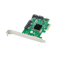 PCIE ถึง4พอร์ตการ์ด Sata3.0 Marvell ชิป88SE9230 Satapcie Raid Controller SATA PCIE SATA Raid Card 9230 Raid SATA 3 Adapter