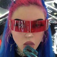 Cyberpunk Y2K Sunglasses for Women Man Vintage Rectangular Outdoor Cycling Sports Hip Hop Punk Cyber Resin Sun Glasses Trendy