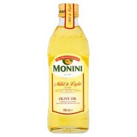 โมนินี น้ำมันมะกอกแท้ 100% สูตรสำหรับทอด Monini Mild and Light Olive Oil (For Fried) 500ml.