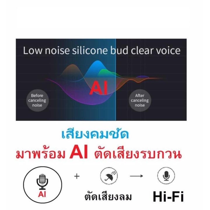 หูฟังบลูทูธ-kawa-k12-ตัดเสียงรบกวนดีเยี่ยม-มาพร้อมกล่องชาร์จในตัว-บลูทูธ-5-1-หูฟังไร้สาย