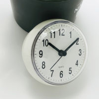 Mini Sucker Wall Clock ห้องอาบน้ำ Anti-Fog Waterproof 7Cm Kitchen Toilet Small Quartz Table Clock