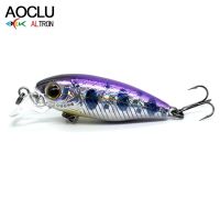 CFOREGT AOCLU Mini Wobbler Jerkbait ดำน้ำ37มม. 2.3ก. HardBait ขนาดเล็กเหยื่อตกปลาปลาซิวน้ำเกลือสดชายหาด VMC ตะขอพลั่วเหยื่อ &amp; เหยื่อ