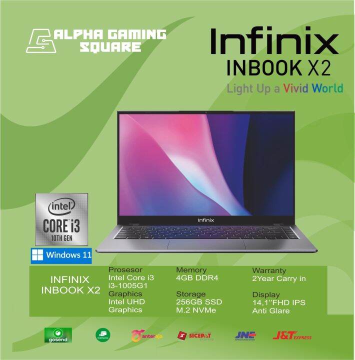 infinix inbook x2 i3 1005g1