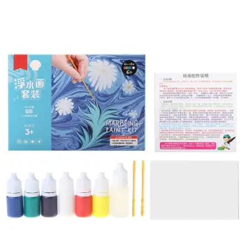  Jar Melo Water Marbling Paint for Kids - Create Beautiful  Patterns on Water - 6 Color Art Supplies for Boys and Girls - Safe and  Non-Toxic - Perfect Gifts for Ages