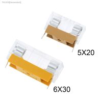 ▫ 5pcs/lot 5x20mm 6x30mm glass fuse holder with transparent cover fuse blocks 5x20mm 6x30mm insurance header 250V