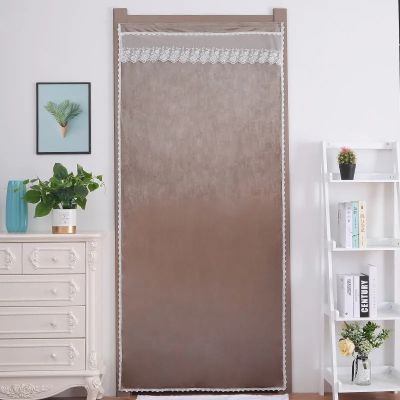 【CW】 Punch Autohesion Door Curtains Blackout Thermal Lnsulated Darkening  Drapes for Bedroom Room TJ8263