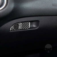 【cw】 Applicable to Dodge New Challenger Challenge Carbon Fiber Interior Modification Co-Pilot Storage Decorative Sticker 【hot】