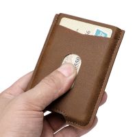 Europe and the United States automatic pop-up box aluminum card bag men and women card sets of IFID credit card bag leather thin card case --A0509