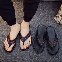 Summer slippers Mens Open Toe Slippers Fashion Beach Shoes Massage Bathroom Flip Flops house shoes men мужские вьетнамки TX155 House Slippers