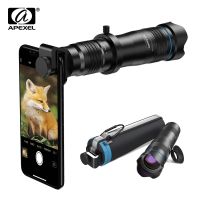 APEXEL optic phone mobile camera lens 36x telephoto telescope lens monocular+ selfie tripod for iPhone Huawei all Smartphones Smartphone Lenses