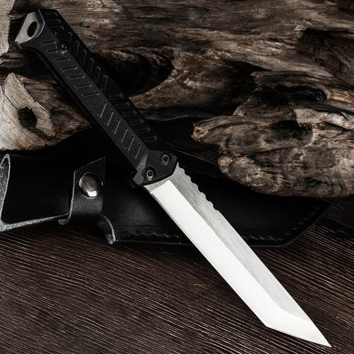 Tactical army knife selfdefense, high hardness, straight blade, cold