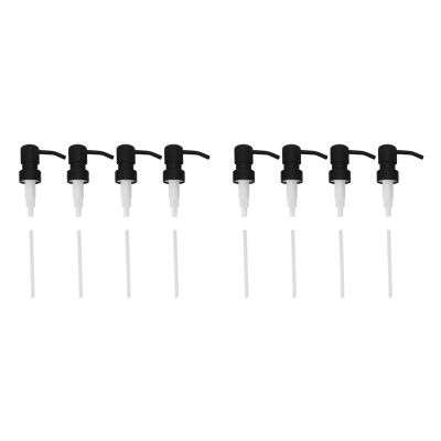Soap Dispenser Replacement Pump,8Pack Rust-Proof with Metal Coated Pumps Fit Standard 8Oz/16Oz Boston Round Bottles