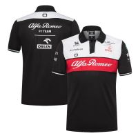 2023 Summer Hot Sale New Formula F1 One Alfa Romeo Team Berso Polo Mens And Womens Racing Shirt Extreme Sports Polos T-shirts