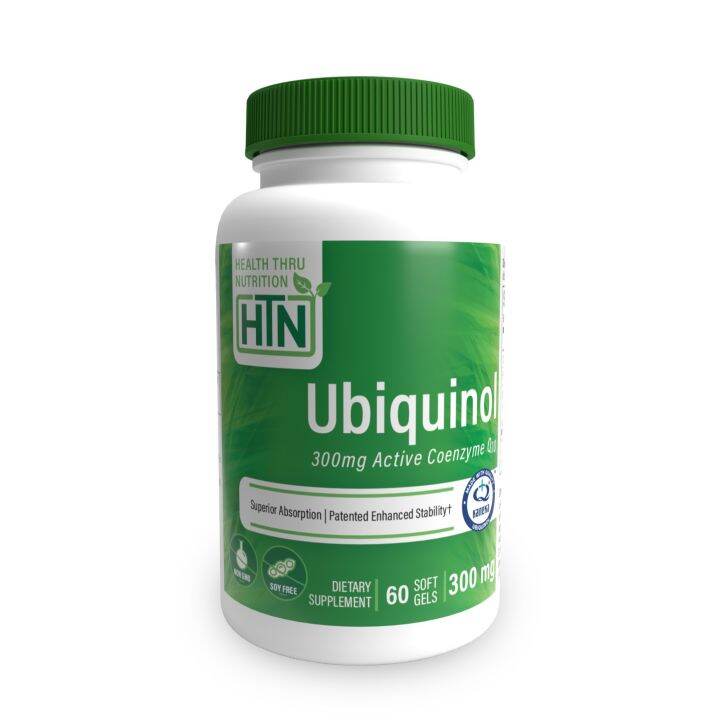 Health Thru Nutrition Ubiquinol (Kaneka™) CoQ10 300mg (NONGMO) 60