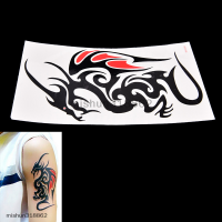 mishun318862 สติกเกอร์รอยสักกันน้ำชั่วคราว10.5*6cm Dragon TATTOO Totem Water