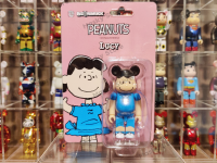 (ของแท้) Bearbrick Lucy PEANUTS 100% แบร์บริค พร้อมส่ง by Medicom Toy ของใหม่ มือ 1