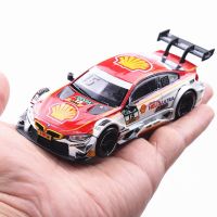 1:43 M4 DTM พร้อมกล่องโชว์รถโลหะผสมยานพาหนะของเล่นและรถแบบจำลองขนาดเล็กโมเดลรถยนต์สำหรับเด็ก