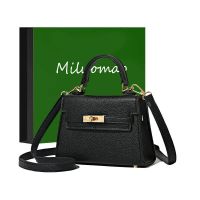 ☎☃ﺴ female sense of the new 2022 senior western style texture single shoulder bag fashionable joker inclined