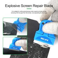 RELIFE RL-023A UV Glue Cleaner Remover Blade With Plastic Handle For Mobile Phone Screen Glue Cleaner Tools Tool Sets