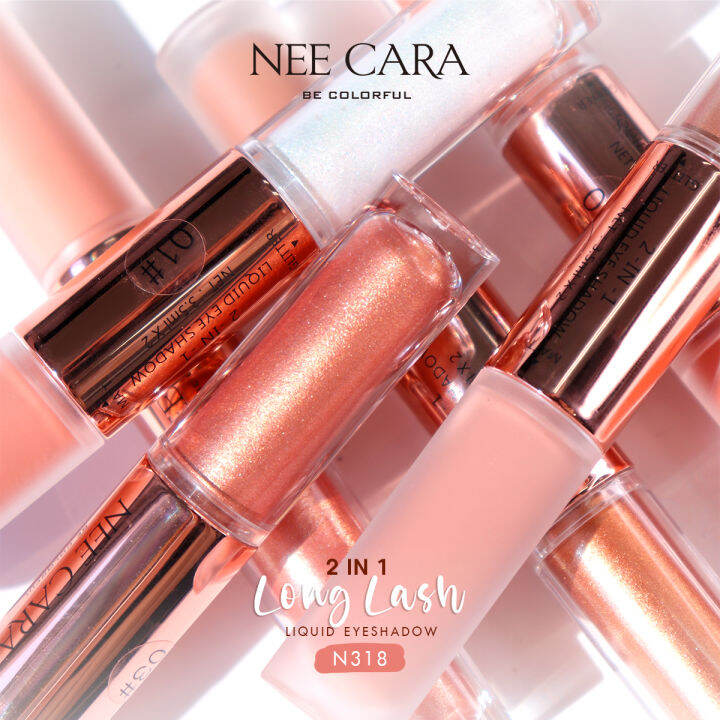 nee-cara-นีคาร่า-อายแชโดว์-อายแชโดว์แบบแท่ง-2-เนื้อ-ในแท่งเดียว-n318-long-last-2-in-1-eyeshadow-liquid-glitter-amp-matten