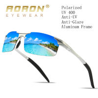 AORON Polarized Sunglasses Mens Sports Driving Sun Glasses UV400 Protection Aluminum Frame Mirror Sunglasses Goggle Vintage