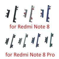 ปุ่มปรับระดับเสียงเหมาะสำหรับ Xiaomi Redmi Note 8 Pro กรอบหุ้มคีย์ด้านข้างใหม่ของแท้สำหรับโน้ต8Pro สีฟ้าสีดำสีเงิน