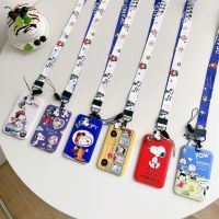 【hot sale】 № B11 Cartoon Snoopy Lanyard Card Holder Cover Student Keychian Bus Card ID Badge Neck Strap