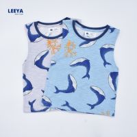 Leeya AJ8 เสื้อกล้ามเด็ก เสื้อยืดเด็กแขนกุด 100 Cotton Supersoft งานเย็บพรีเมี่ยม คุณภาพดีเยี่ยม Baby Kids Sleeveless