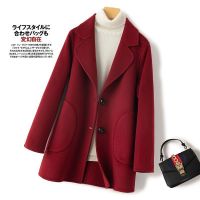 [COD] Anti-season double-sided wool coat women woolen Korean style slim