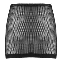 【Feb】 Womens Fancy Novelty Skirts See-through Mesh Patchwork Skirt Elastic Waistband Slim Miniskirt Punk Night Club Party Sexy Costume