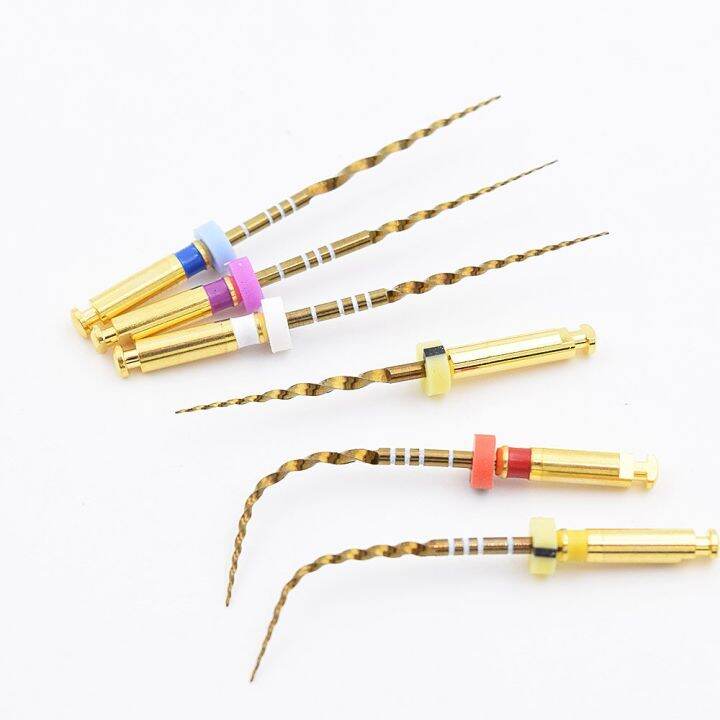 Dental Gold Flexible Files Endo Rotary Files Golden Endodontic Files