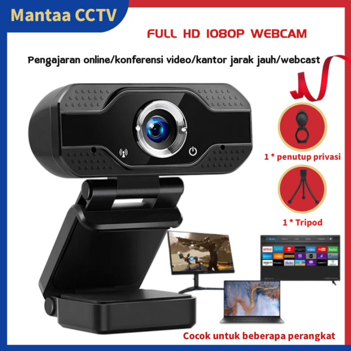 FULL HD 1080P Webcam Laptop Untuk Zoom Kamera Komputer Webcam PC With ...