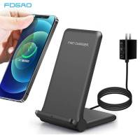 ZZOOI 30W Wireless Charger Stand For iPhone 14 13 12 11 Pro XS MAX XR X 8 Samsung S20 S21 S22 Fast Charging Dock Station Phone Holder