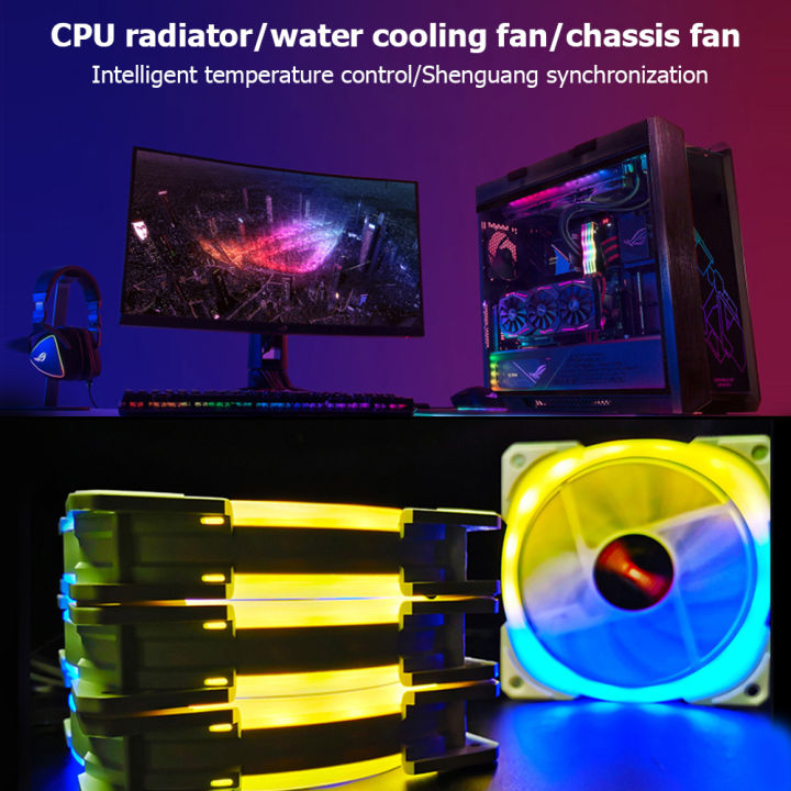 vktech-coolmoon-12เซนติเมตรพัดลมระบายความร้อน4pin-pwm-5โวลต์3pin-argb-พีซีกรณีซีพียูคอมพิวเตอร์คูลเลอร์