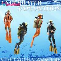 Diver Artificial Ornaments Realistic Simulation Exploration Swimmer Model Aquarium Decoration Accessories