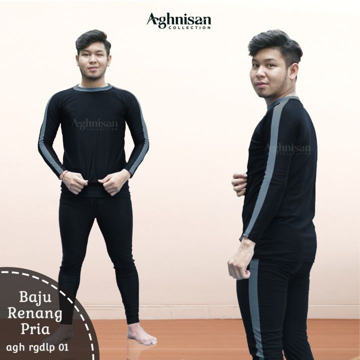 Baju Renang Pria Dewasa Muslim Panjang By Aghnisan Collection Lazada Indonesia