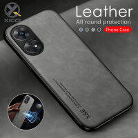 XICCI เคสปกหนัง Lambskin แบบบางสำหรับ OPPO Reno 8T 4G เคสซิลิโคนกันกระแทก