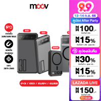 [เหลือ 409บ.ในไลฟ์]  Eloop EW54 EW55 E53 E43 MagCharge 10000mAh 20000mAh 25000mAh แบตสำรอง พาวเวอร์แบงค์ 20W 30W Max Powerbank Type C แบตสำรองไร้สาย ชาร์จเร็ว Orsen แท้ 100% wireless