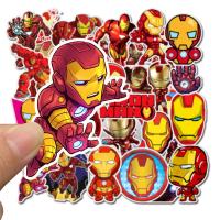 35 Pcs Marvel Superhero Ironman Waterproof Sticker Skateboarding Snowboard R Vinyl Sticker Graffiti Notebook Sticker