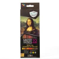 Master Art มาสเตอร์อาร์ต ดินสอสี 10 สี พร้อมกบเหลา MONA LISA LEONARDO DA VINCI SETรุ่นมาสเตอร์ซีรี่ย์