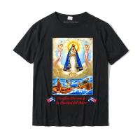 Virgen De La Caridad Del Cobre Nuestra Senora T-shirt T Shirt Group Slim Fit Cotton Tees Europe For Men - lor-made T-shirts XS-6XL