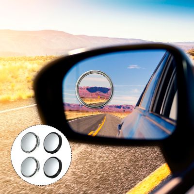 huawe 2 Pairs Auxiliary Mirror Car Side Blind Spot Rear View Wide Angle Rearview Camera Useful Mirrors