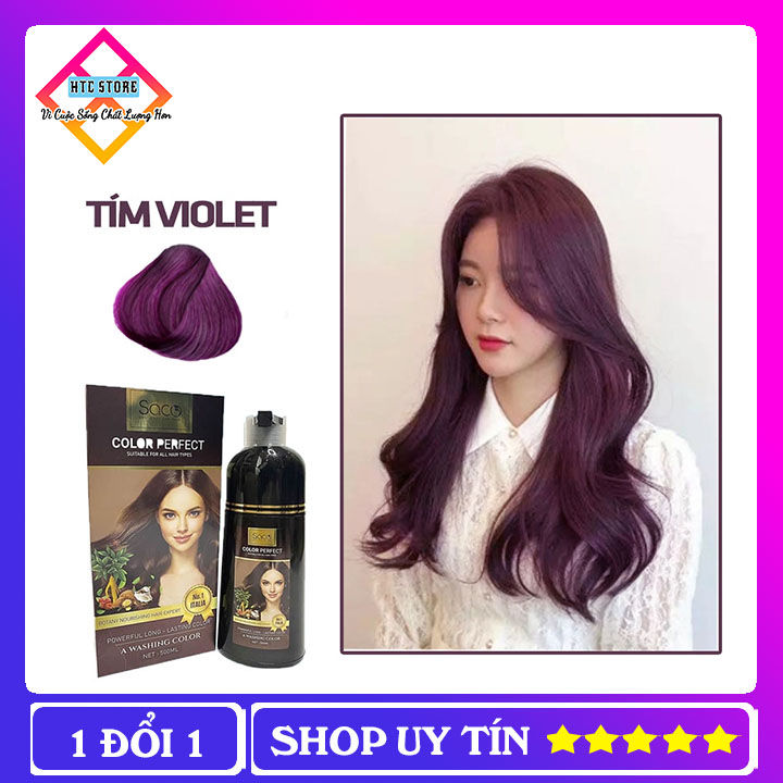 Với tóc tím violet, bạn sẽ trông đầy cuốn hút và cá tính. Tóc tím violet sẽ giúp tôn lên nét đẹp của khuôn mặt, kết hợp với phong cách thời trang của bạn. Hãy xem hình ảnh để cảm nhận sự quyến rũ của tóc tím violet.