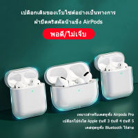 สำหรับเคสแอร์พอต เคสซิลิโคน แอร พอตAirPods3/AirPods4/AirPods5 ป้องกันการกระแทกสำหรับ Pro case เคสหูฟังไร้สาย