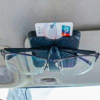 Sun Visor Glasses Sunglasses Clip Car Eyeglass Holder Glasses Storage Card Ticket Holder Sun Visor Glasses Holder Eyewear case